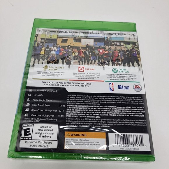 New NBA Live 19 for Xbox One Factory Sealed Video Game Basketball - Picture 4 of 9